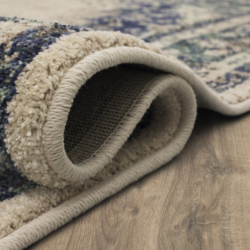 Gray Viscose Synthetic Easy Care 2' x 3' Area Rug