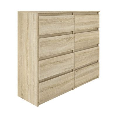 120 cm W Chest of 8 Drawers