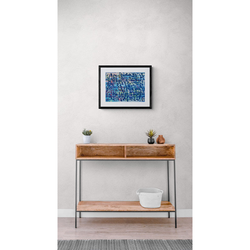 Benevolent Making Print by Drew Gaffney, Black Framed Paper, 16" H x 20" W