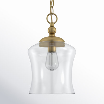 Pinedale Single Light Glass Dimmable Pendant