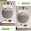 Applique murale 3 lumières pour salle de bain noire mat Esp Espied avec abat-jour en verre transparent, conception carrée, certifié UL, douille E26 (ampoules non incluses)
