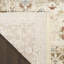 Tapis d'intérieur Yenier vintage 122 x 183 cm, couleur ivoire et taupe-117637680