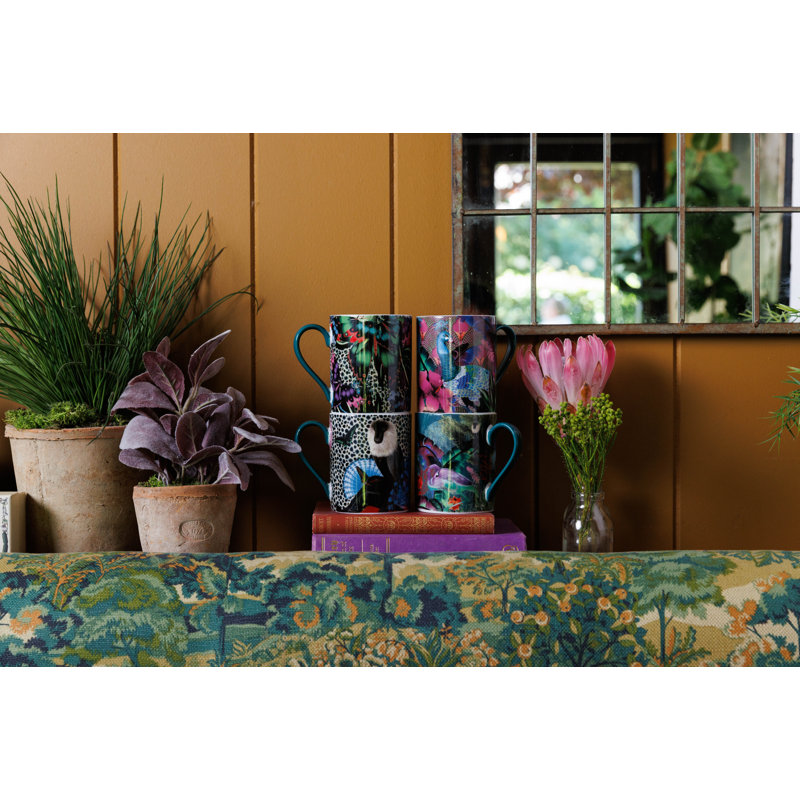 Mikasa x Sarah Arnett Porcelain Mug, 350ml, Butterfly Print