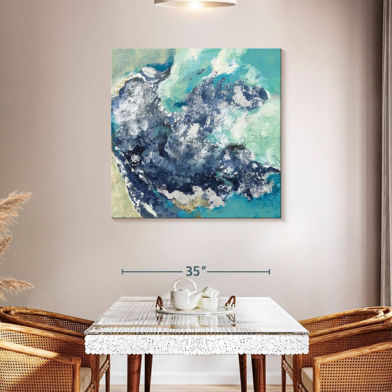 Turquoise Avery, 39" H x 39" W