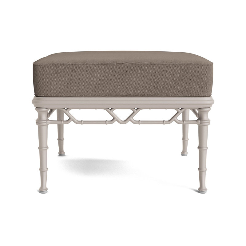 Calcutta Outdoor Ottoman, Fushion Neptune, Dove