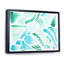 Éléments graphiques rétro en bleu et vert I - peinture sur toile-67232809-67232811