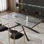 78.74' ' to 110.24' ' rectangular extendable dining table with sintered stone top for 8-12-114446345