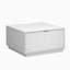 Table basse avec tiroir Coastal, finition blanche