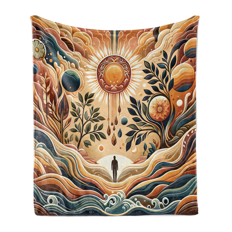 Throw Blanket, 50" W x 60 " L