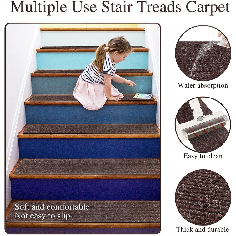 Non-slip Carpet Safety Strips for Carpeted Stairs – No-slip Strip
