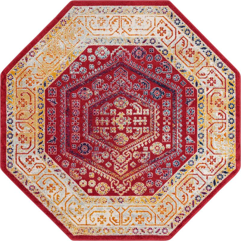 Milojica Oriental Indoor Rug, Octagon 7'