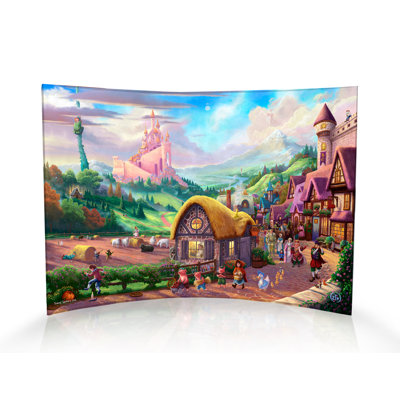 Zac Kinkade (Storybook Land) Curved Acrylic Print