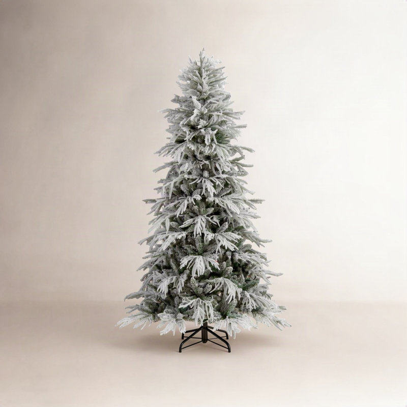 Arbre de Noël artificiel 7 pi avec 820 pointes de branches en PVC PE et 340 lumières DEL, H 7 pi
