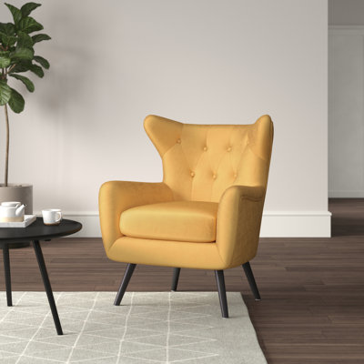 Luis Upholstered Wingback Chair