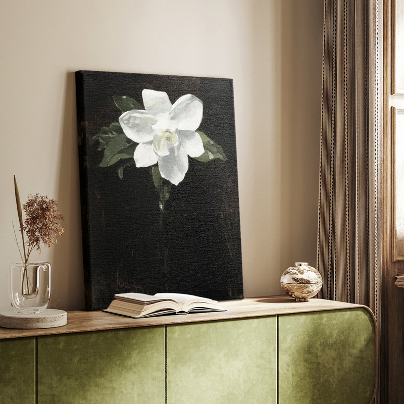 Impression florale rétro Cxxi sur toile, H 28 po x l 19 po
