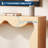 63 Inch Farmhouse Scalloped Console Table for Entryway, Narrow Wood Sofa Table Behind Couch with Storage, Rustic Hallway Furniture for Living Rooms Apartments, Natural-152524316