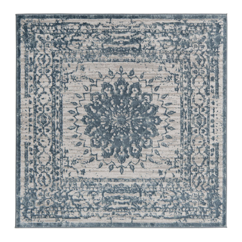 Alissa Oriental Indoor Rug, Square 5'3"
