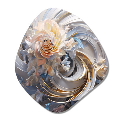 Corbridge - Fractals Nebula Shape Asymmetric Metal Wall Art