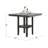 5-pcs Counter Height Set, Grey-1357304294