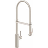 Corsano Contemporary Culinary Pull-Out Kitchen Faucet with Squeeze Sprayer and ST Series Handle