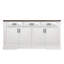 Buffet moderne cannelé avec rangement spacieux-126537902