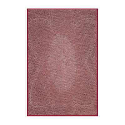 Tapis brun clair tissé à la machine