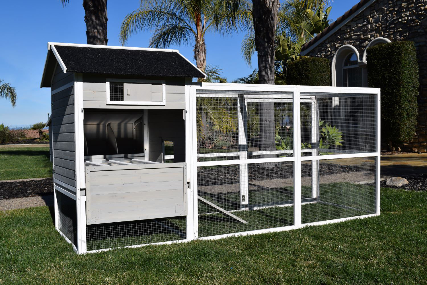 Tucker Murphy Pet™ ChelseaMay 19.13 Walk in Chicken Coop with Chicken Run & Reviews Wayfair