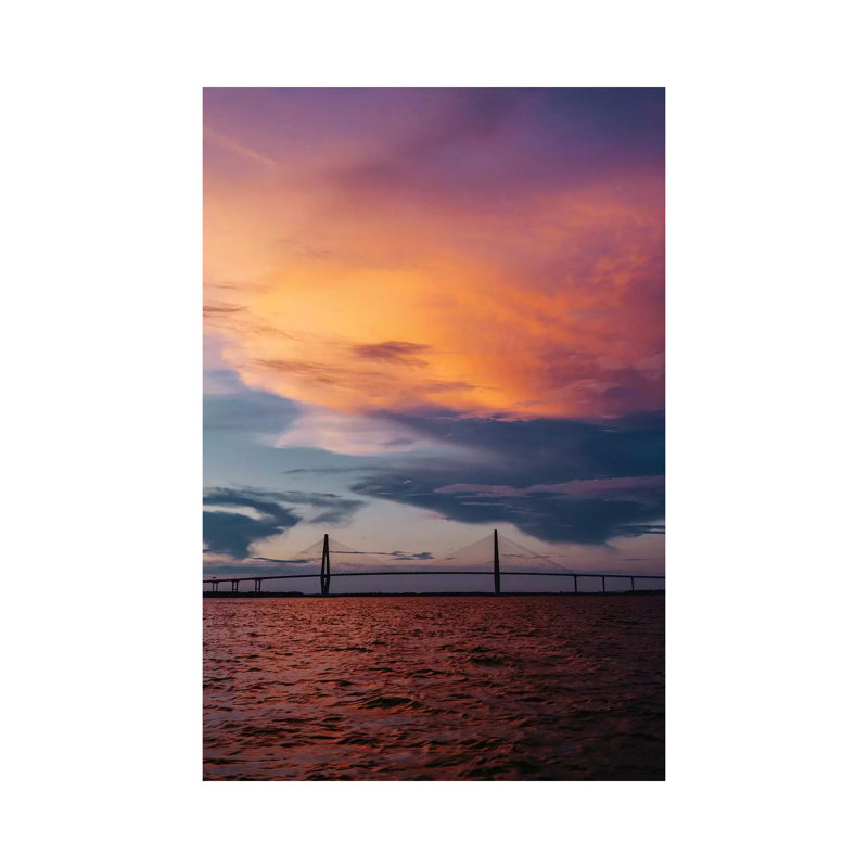 Charleston Sunset XII 1 Piece Wall Art on Canvas, 30.48cm H x 20.32cm W x 1.91cm D, Wrapped Canvas
