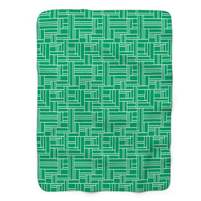 Angle Pattern - 1 Piece Premium Sherpa Blanket 0145