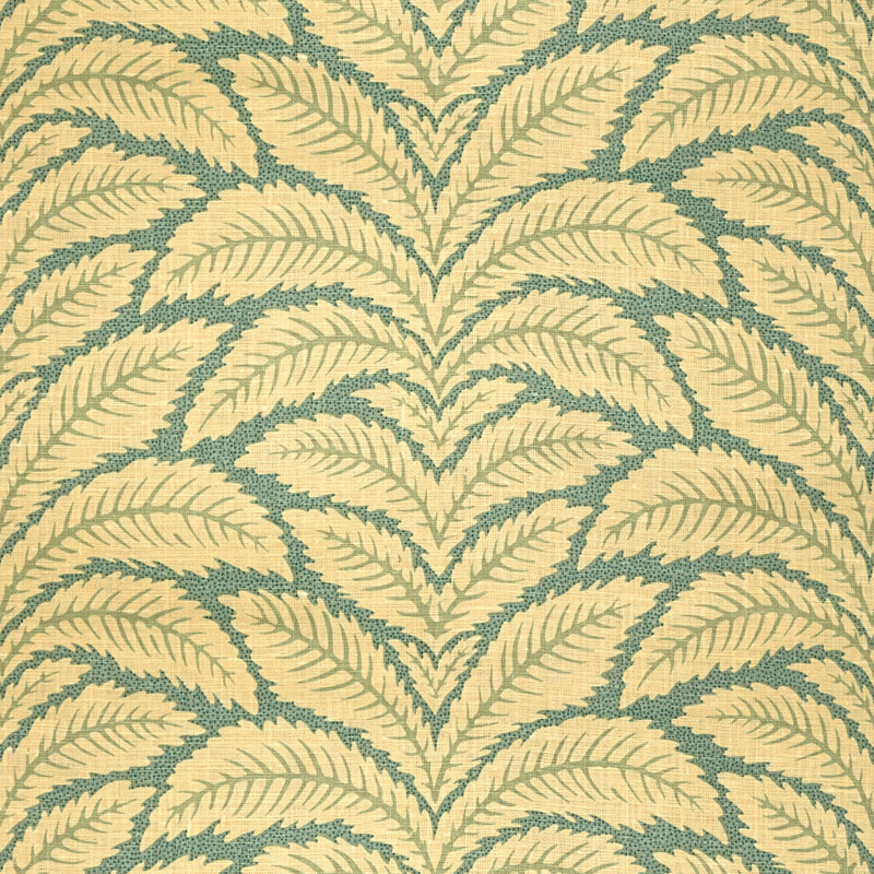 Maisonnette Talavera 100% Linen Performance Fabric, Aqua