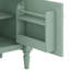 Meuble-lavabo autoportant de 36 po avec lavabo en céramique, tiroir rabattable, tablette réglable, structure en bois d'hévéa et panneaux de fibres à densité moyenne-120331867
