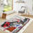Floral Print Non Woven Soft Rug with Vivid Colors and Intricate Design Ideal for Stylish Home Decor-126286890