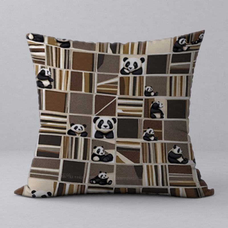 Polyester Throw Square Pillow Cover & Insert