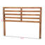 Tête de lit à broche Cordae, style moderne et contemporain au fini brun, H 49,8 po x l 55,8 po x P 0,80 po