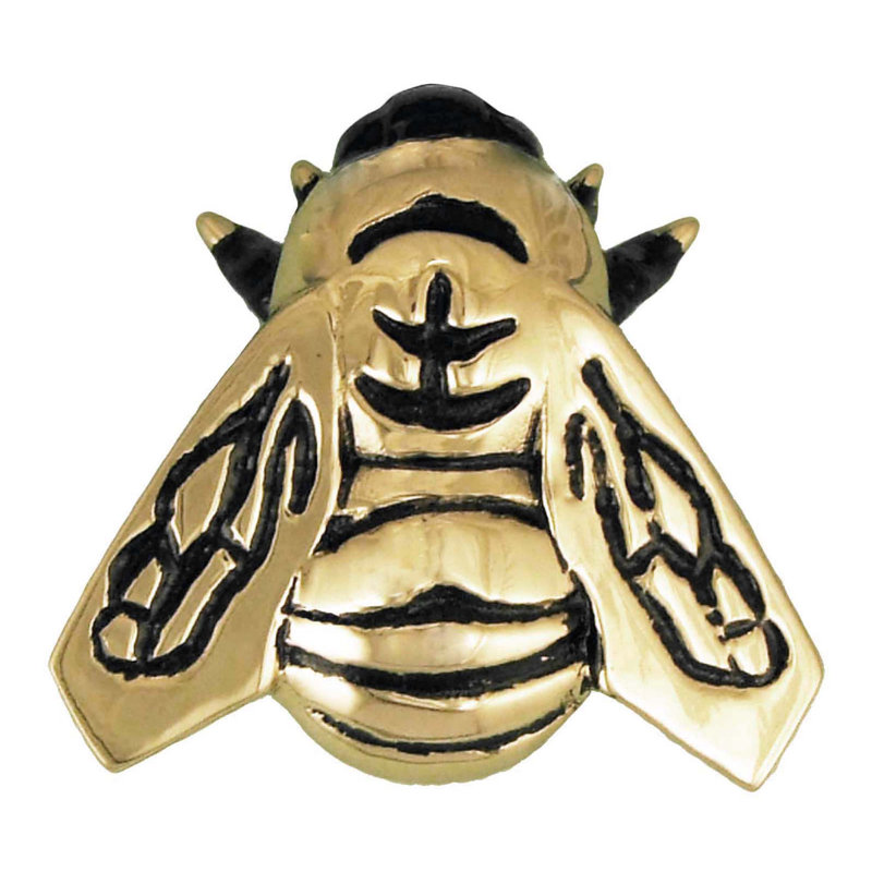 Bumblebee Doorbell Ringer Push Button, Brass