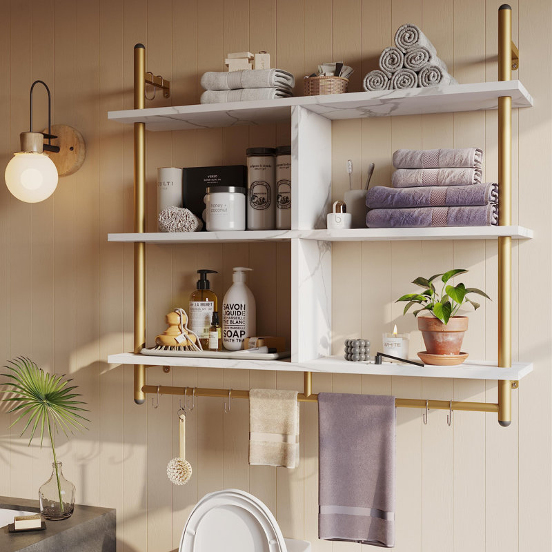 Jenin 5 Piece Floating Shelf