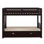 Lit simple superposé avec lit gigogne extensible-1890052760