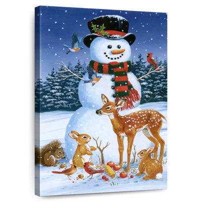 Lelend Snowman With Friends