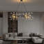 Lustre moderne 51,2 po en forme de branche d'arbre pour salle à manger - finition noir mat-1485773913