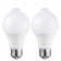 A19 Led Motion Sensor Light Bulbs, 60W Eqv. E26 Base, 6000K Pure White