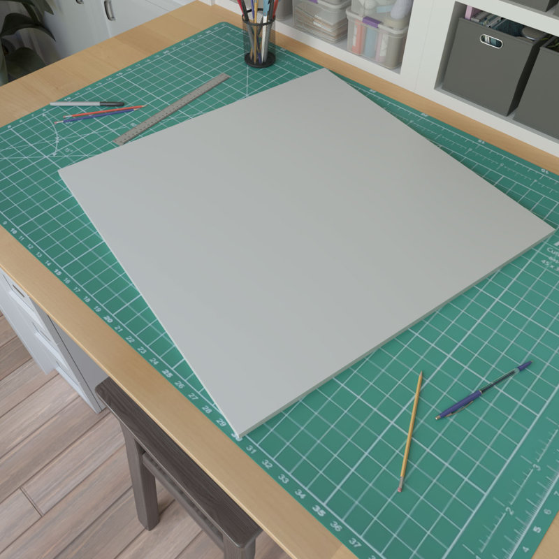 PVC Hobby Boards, 23.75" H  x 23.75" W  x 0.5" D