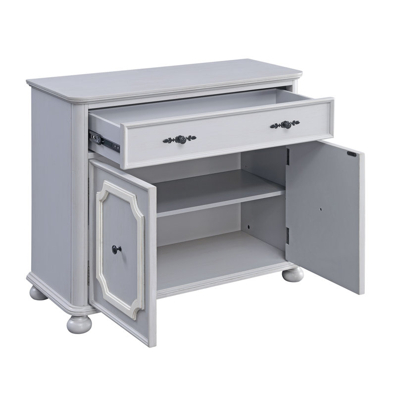 Armoire Enyin à finition grise, armoire