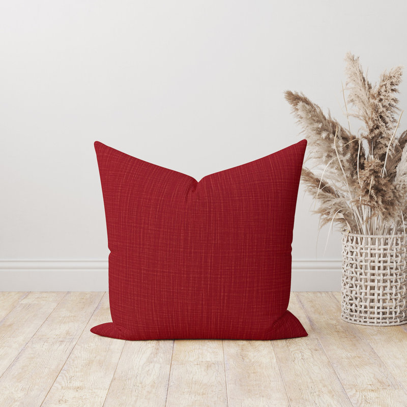 Housse de coussin en coton, 17,5 po x 17,5 po