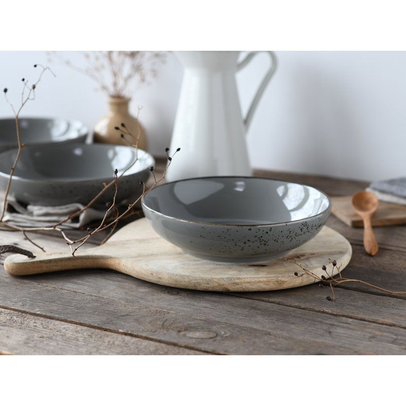 Nature 4-tlg. Servierschüssel Creatable,Nature Collection Earth, Grey/Brown/Blue