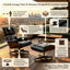 Fauteuil d'appoint et repose-pieds Modern-80912277