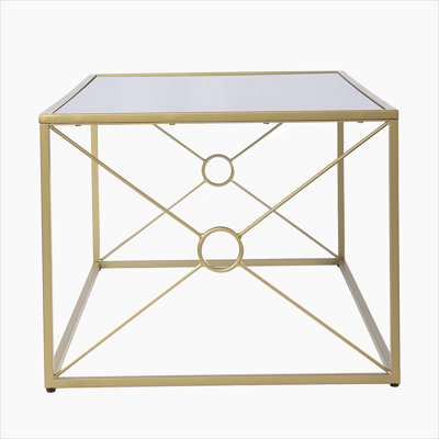 Table basse à miroir