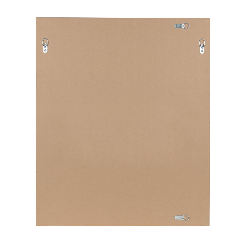 Perin Flat Mirror, 39.5" H x 27.5" W, White