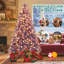 Arbre de Noël artificiel 7,5 pi avec 550 lumières, 8 modes, 1300 branches, mauve foncé 7,5 pi-1752126564-1752126565
