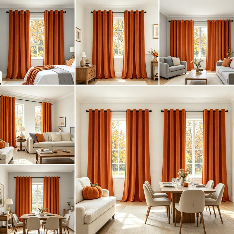 Velvet Room Darkening Curtain
