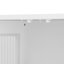 Armoire murale en bois à 3 portes avec espace de rangement ouvert et caché-1796402571